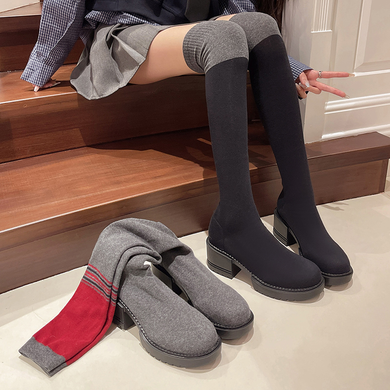 Knee High Sock Women - 2025 New Women's Shoes High Boots