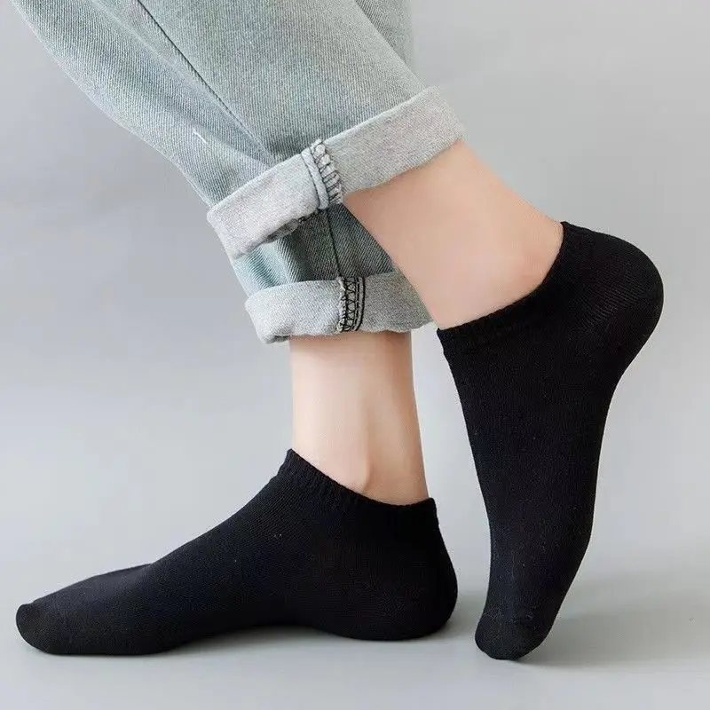 5 Pairs Unisex Casual Plain Co - مراجعة No Show Sock Women وسعره