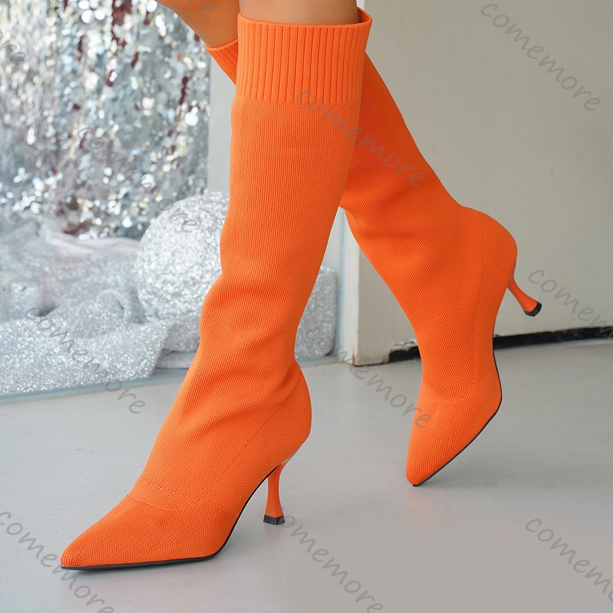 Comemore Women's 2026 Spring A - مراجعة Knee High Sock Women وسعره