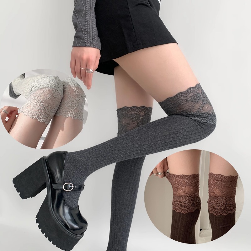 Soft Cotton Thigh High Socks,  - مراجعة Boot Sock Slouchy وسعره