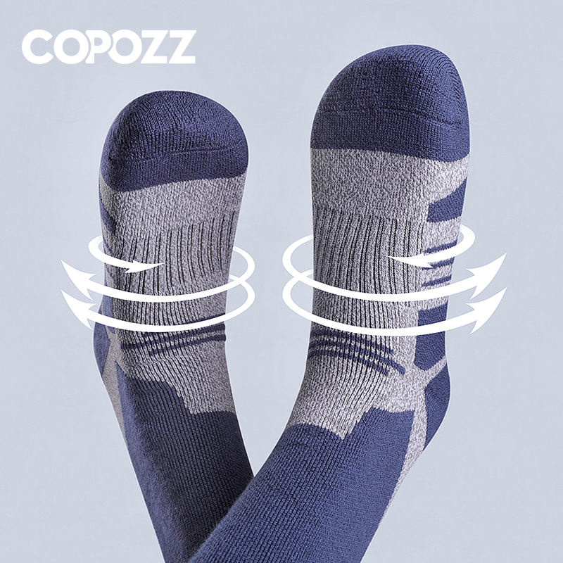 COPOZZ Winter Men Women Therma - مراجعة Wool Hiking Sock وسعره
