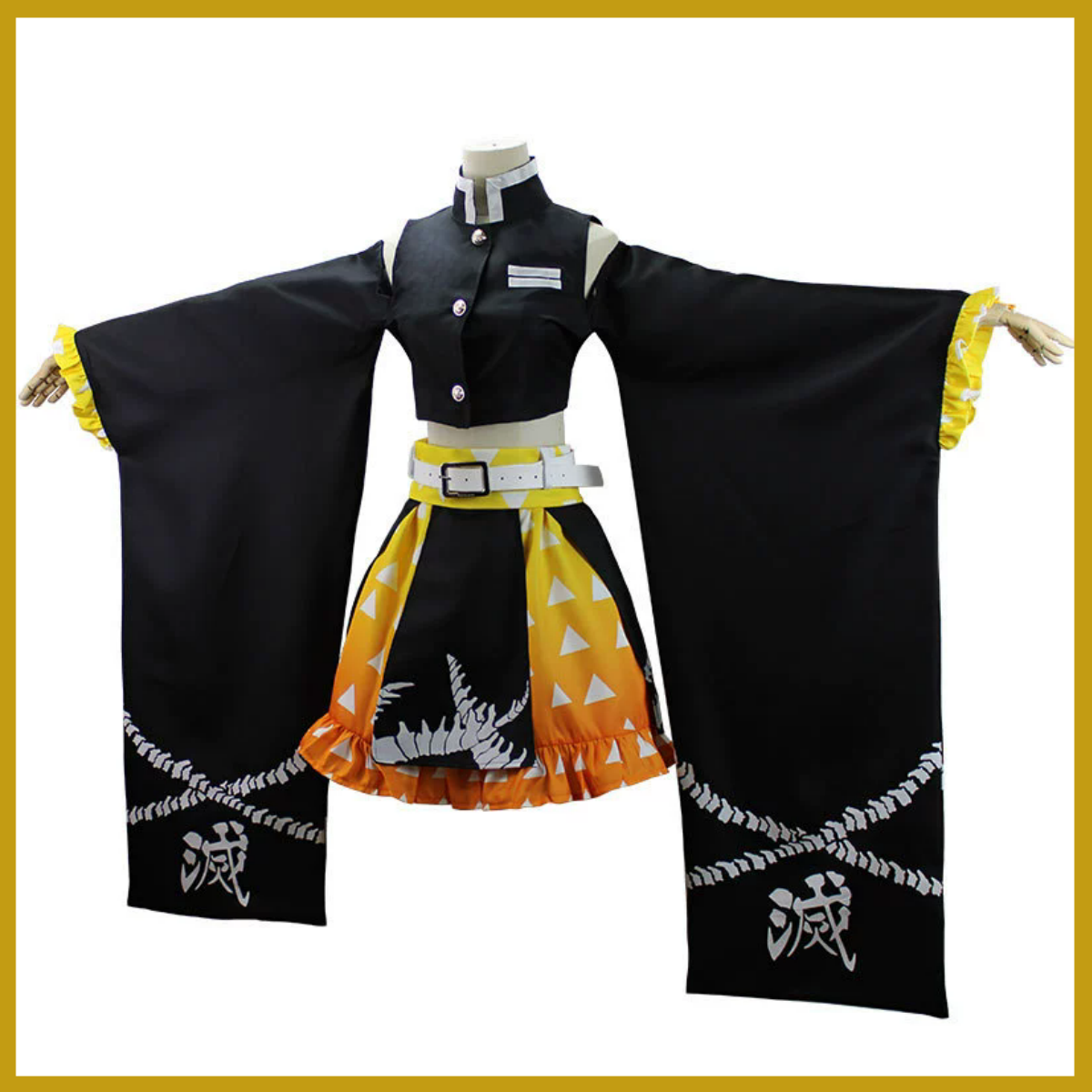 Anime Agatsuma Zenitsu Cosplay - مراجعة Dress Sock Men وسعره