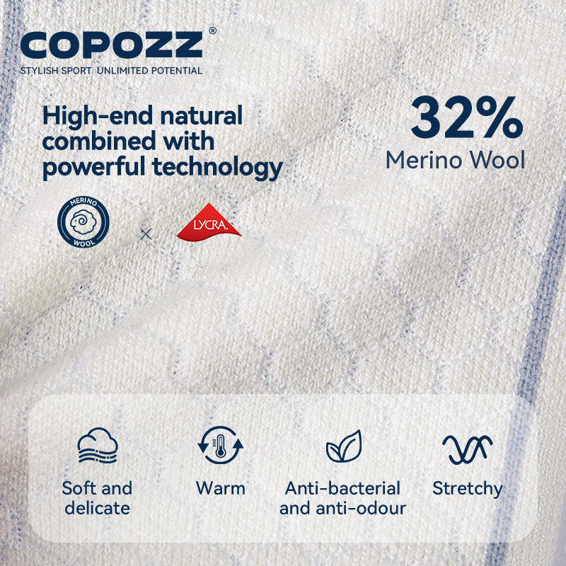 COPOZZ New Winter Ski Socks Me - مراجعة Thermal Sock Winter وسعره