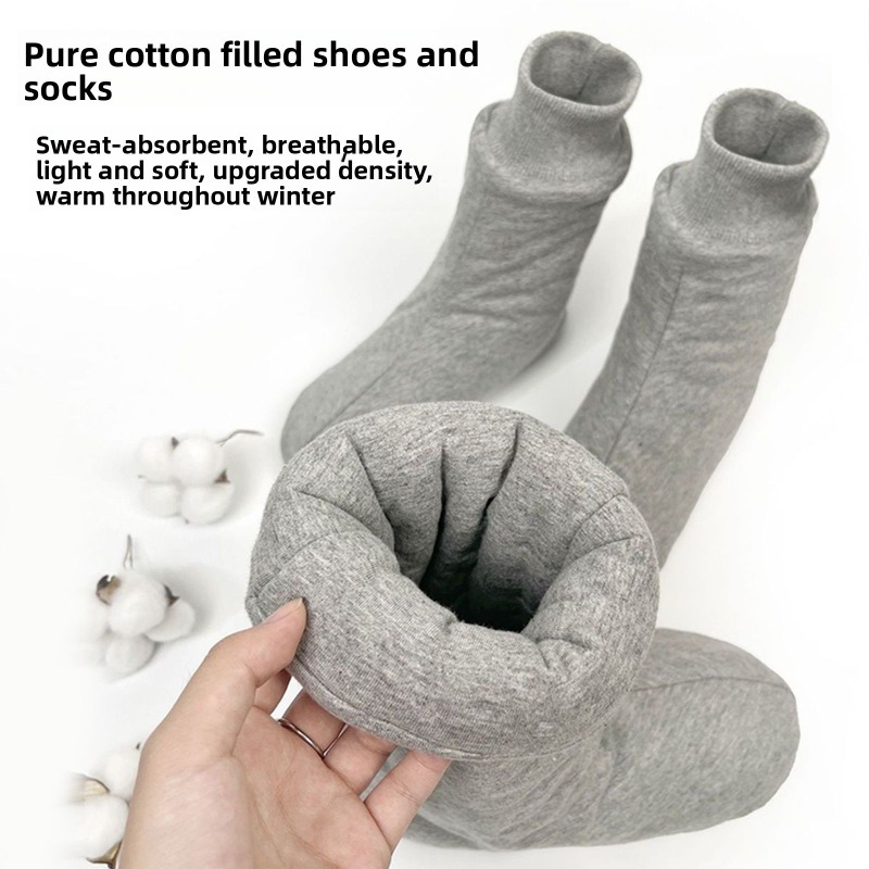 Xinjiang Cotton Thick Thermal  - مراجعة Thermal Sock Winter وسعره