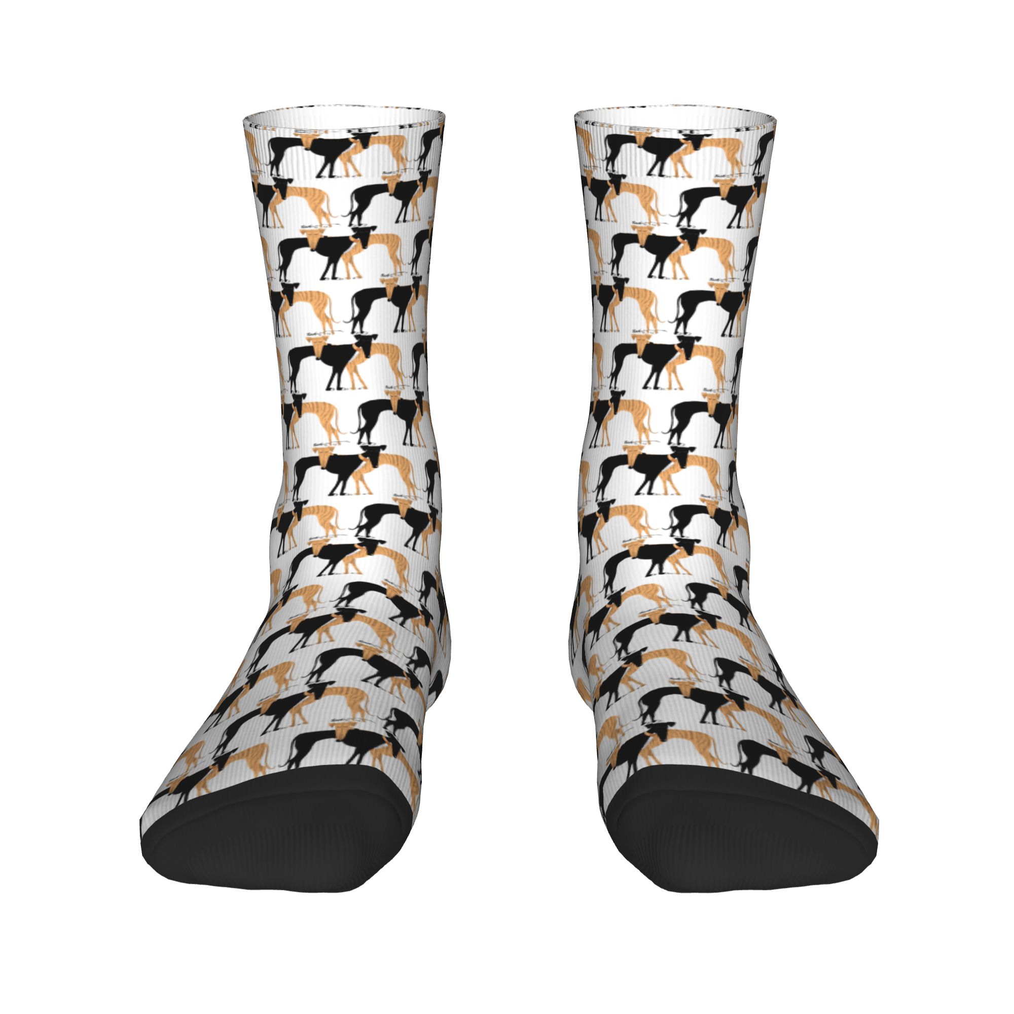 Custom Cute Mens Greyhound Dog - مراجعة Dress Sock Men وسعره