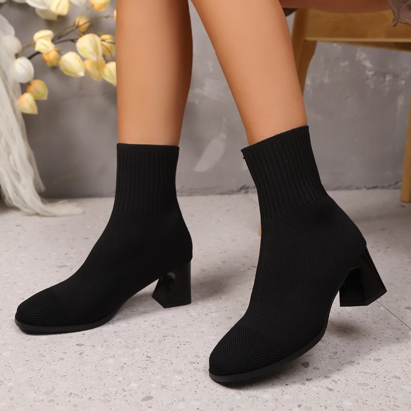 Women's Ankle Boots Knitted He - مراجعة No Show Sock Women وسعره