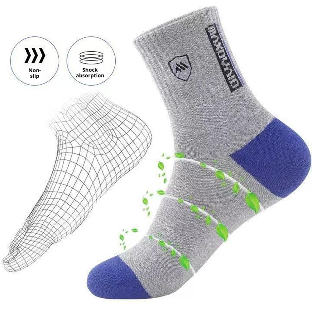 5 Pairs Men's Anti Odor & Anti - مراجعة Cotton Crew Sock Pack وسعره