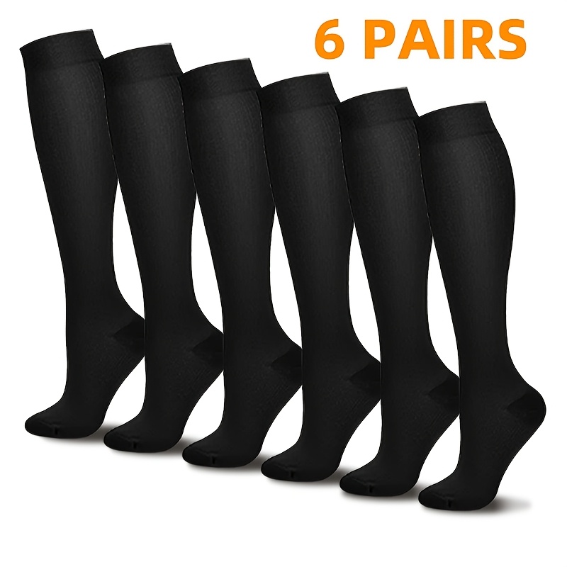 6 Pairs Mid-Calf Compression S - مراجعة Wool Hiking Sock وسعره
