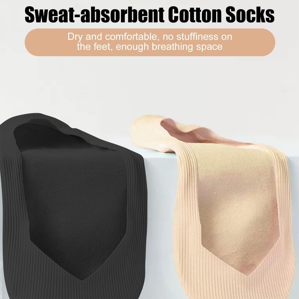 6 Pairs No Show Socks Women An - مراجعة Invisibility Sock Loafer وسعره