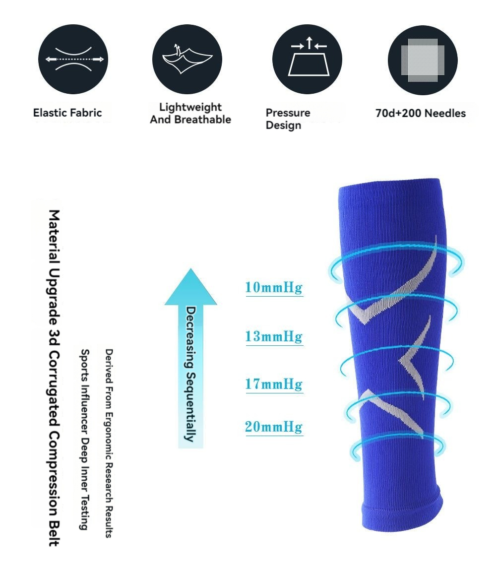 1Pairs Unisex Sports Leg Cover - مراجعة Compression Sleeve Calf وسعره