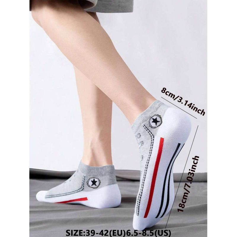 5/10 Pairs Multi-Color Breatha - مراجعة Ankle Sock Low Cut وسعره