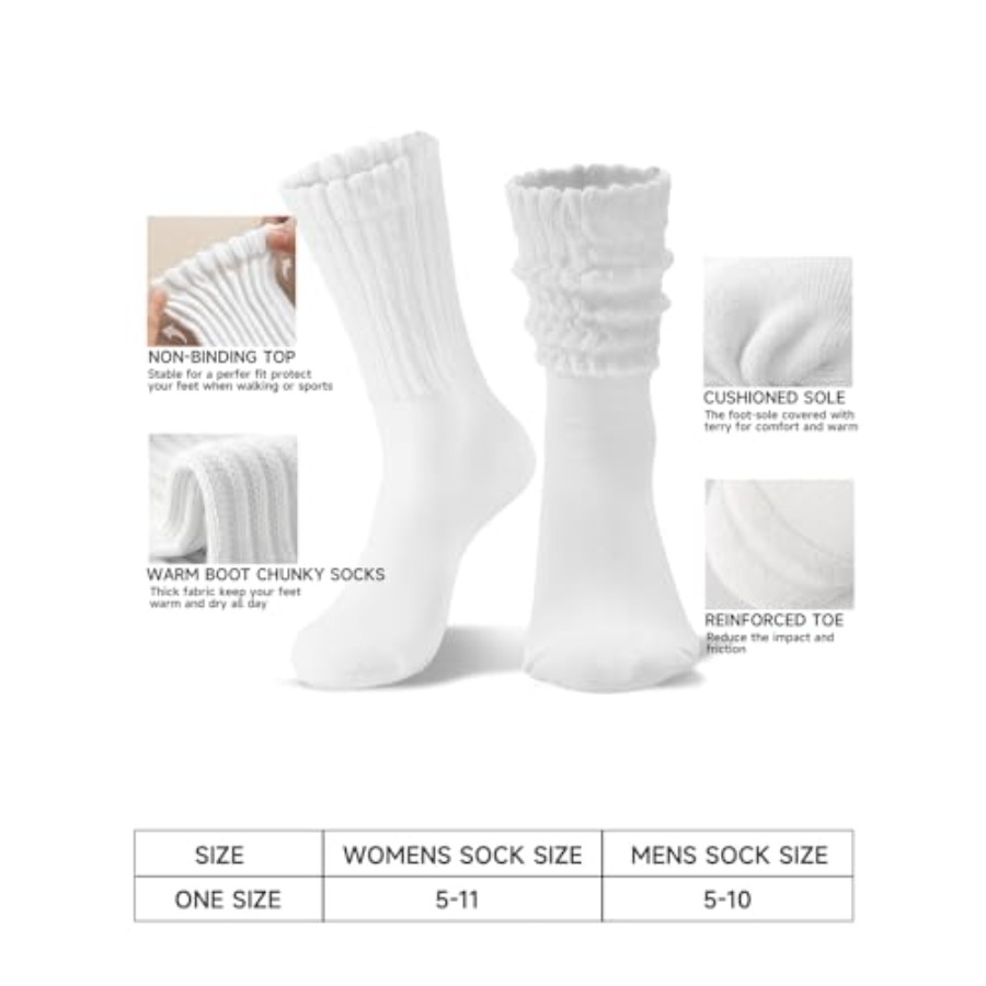 HAVE A TREE 3-6 Pack Women's S - مراجعة Boot Sock Slouchy وسعره