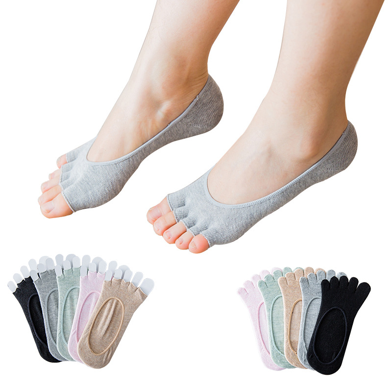 Ladies Open Toe Invisible Five - مراجعة Invisibility Sock Loafer وسعره