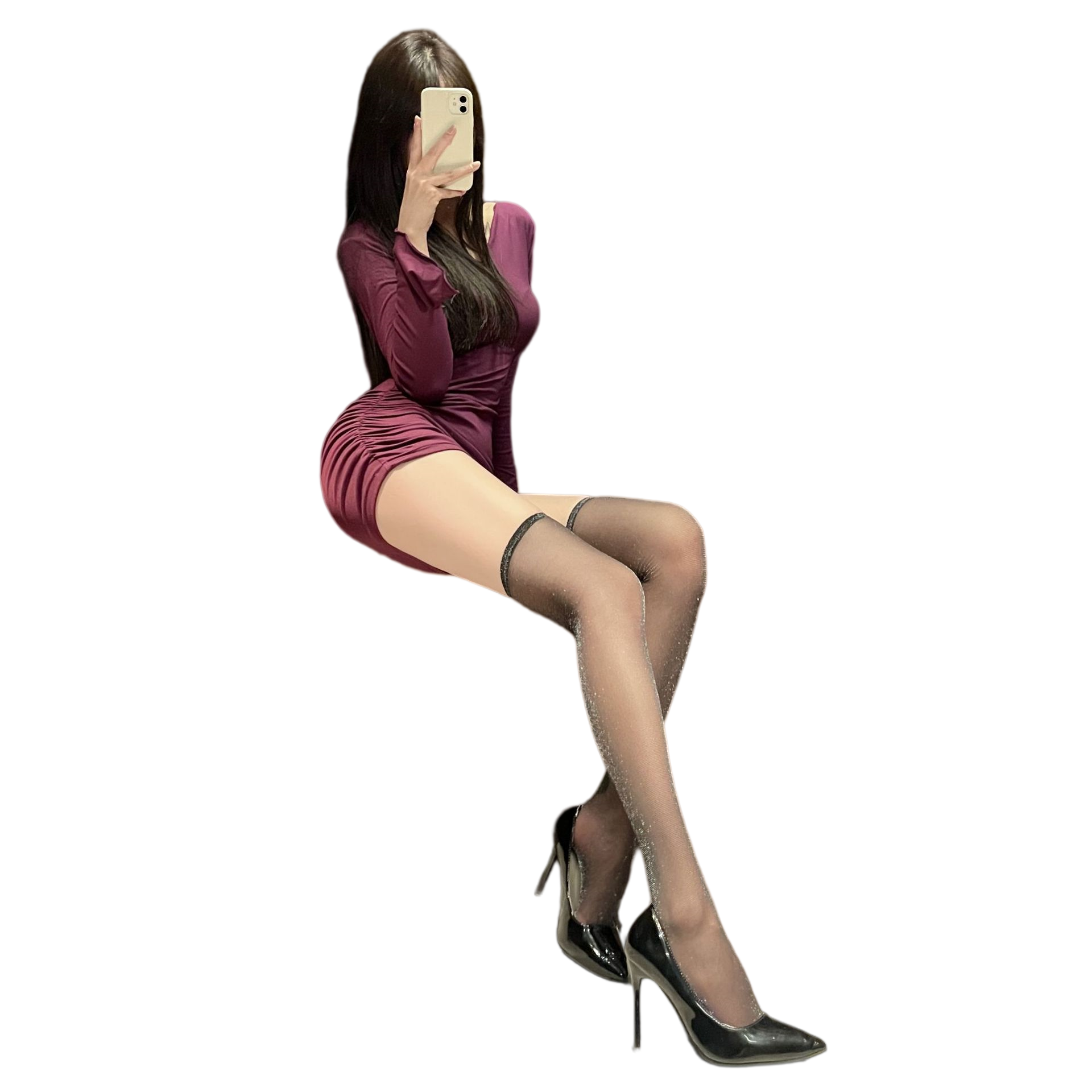 Gypsophila Fine Flashing Black - مراجعة Knee High Sock Women وسعره