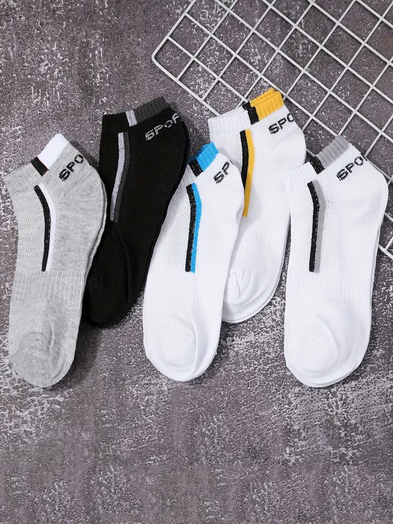 5/10/40Pair Men's Anti-Slip An - مراجعة Ankle Sock Low Cut وسعره