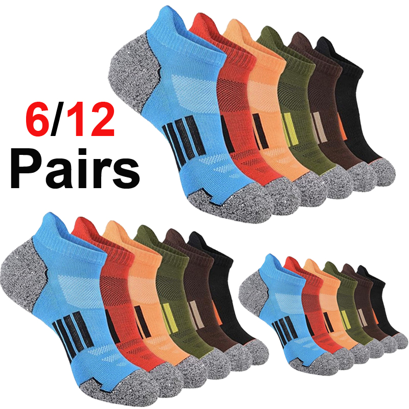 6/12 Pairs Men Vibrant Multico - مراجعة Ankle Sock Low Cut وسعره