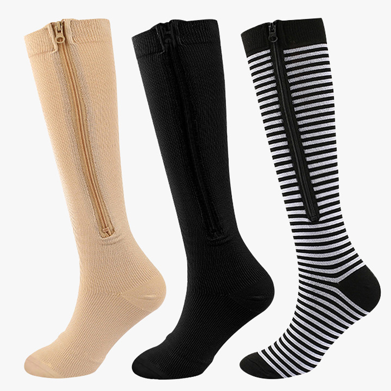 1 Pair Medical Zipper Compress - مراجعة Compression Sock Medical وسعره