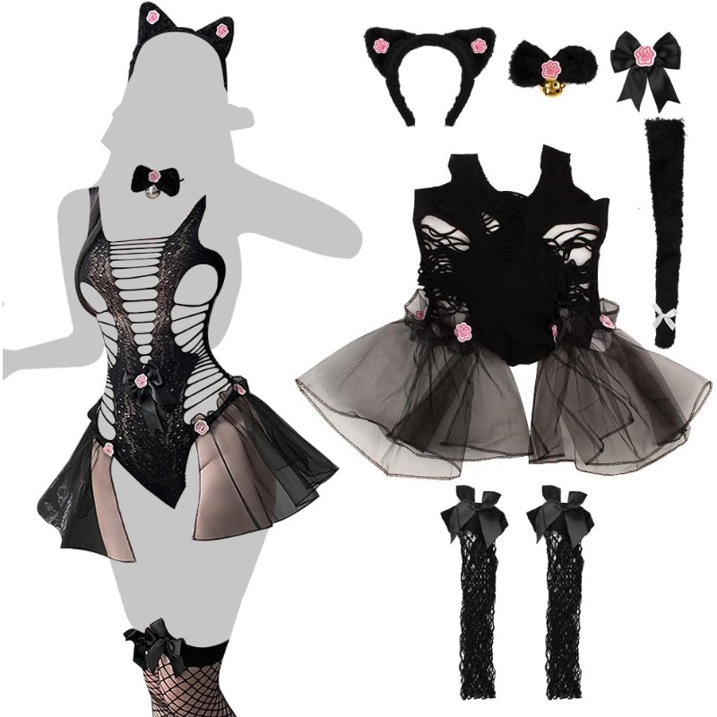 Women Sexy Lingerie Cosplay Ca - مراجعة Fishnet Stocking Women وسعره