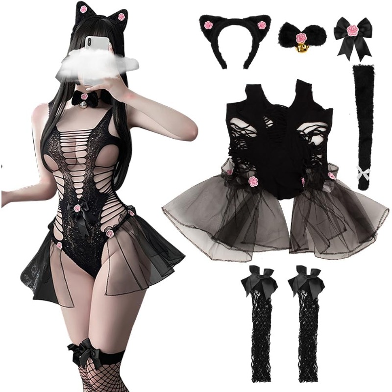 Women Sexy Lingerie Cosplay Ca - مراجعة Fishnet Stocking Women وسعره