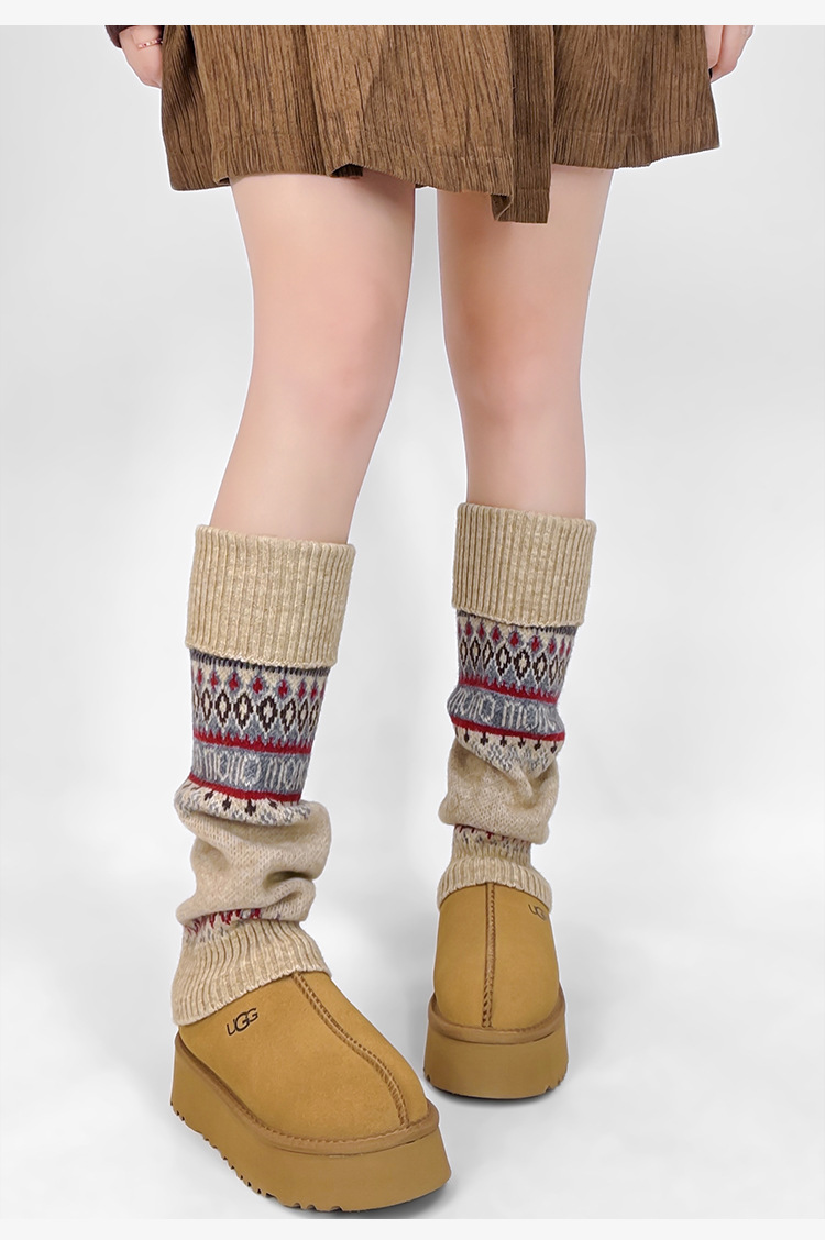 New Women's Knitted Leg Warmer - مراجعة Boot Sock Slouchy وسعره