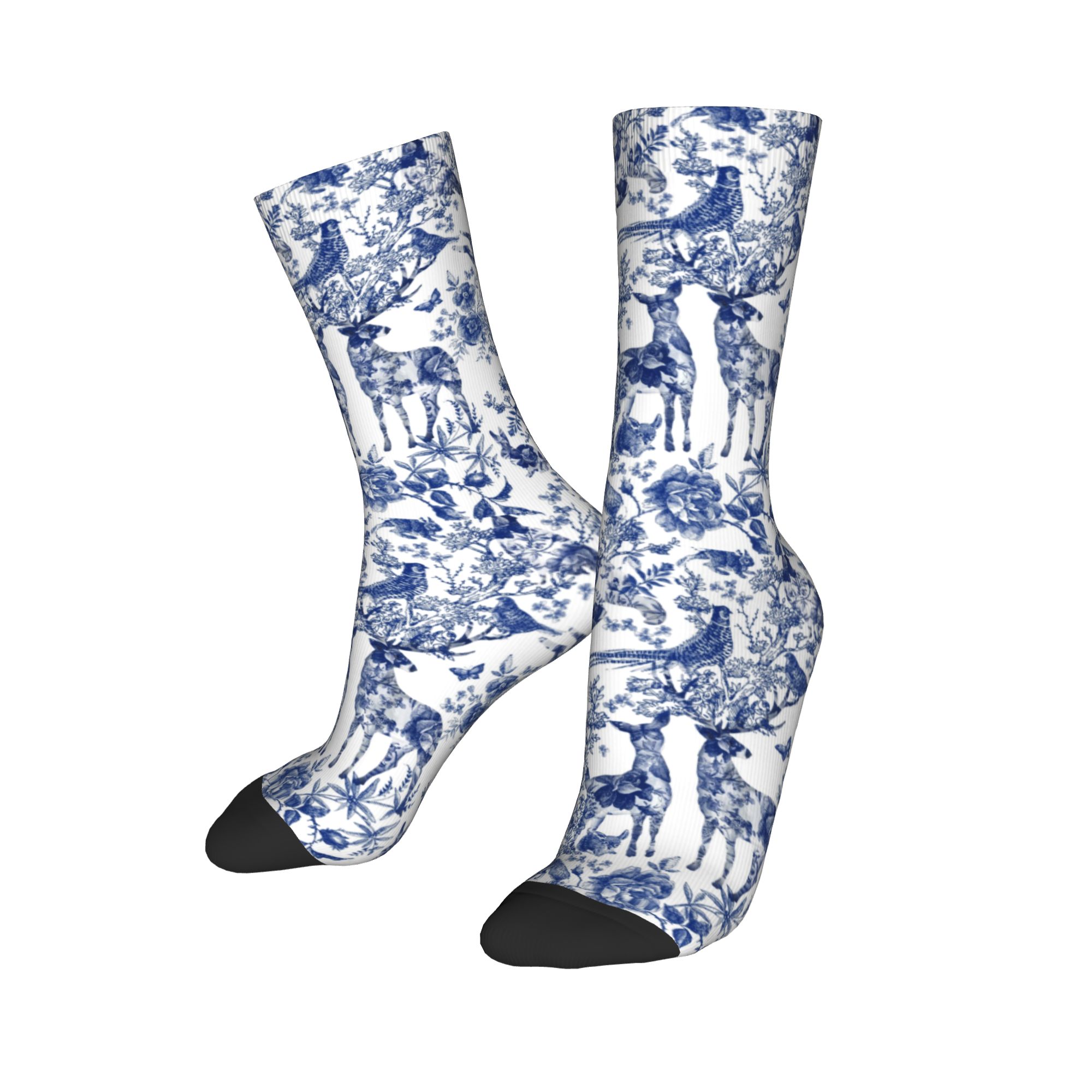 Custom Vintage French Toile De - مراجعة Dress Sock Men وسعره