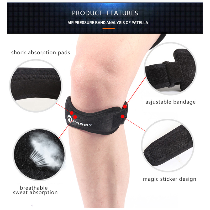 1 PC Knee Patellar Tendon Knee - مراجعة Compression Sleeve Calf وسعره