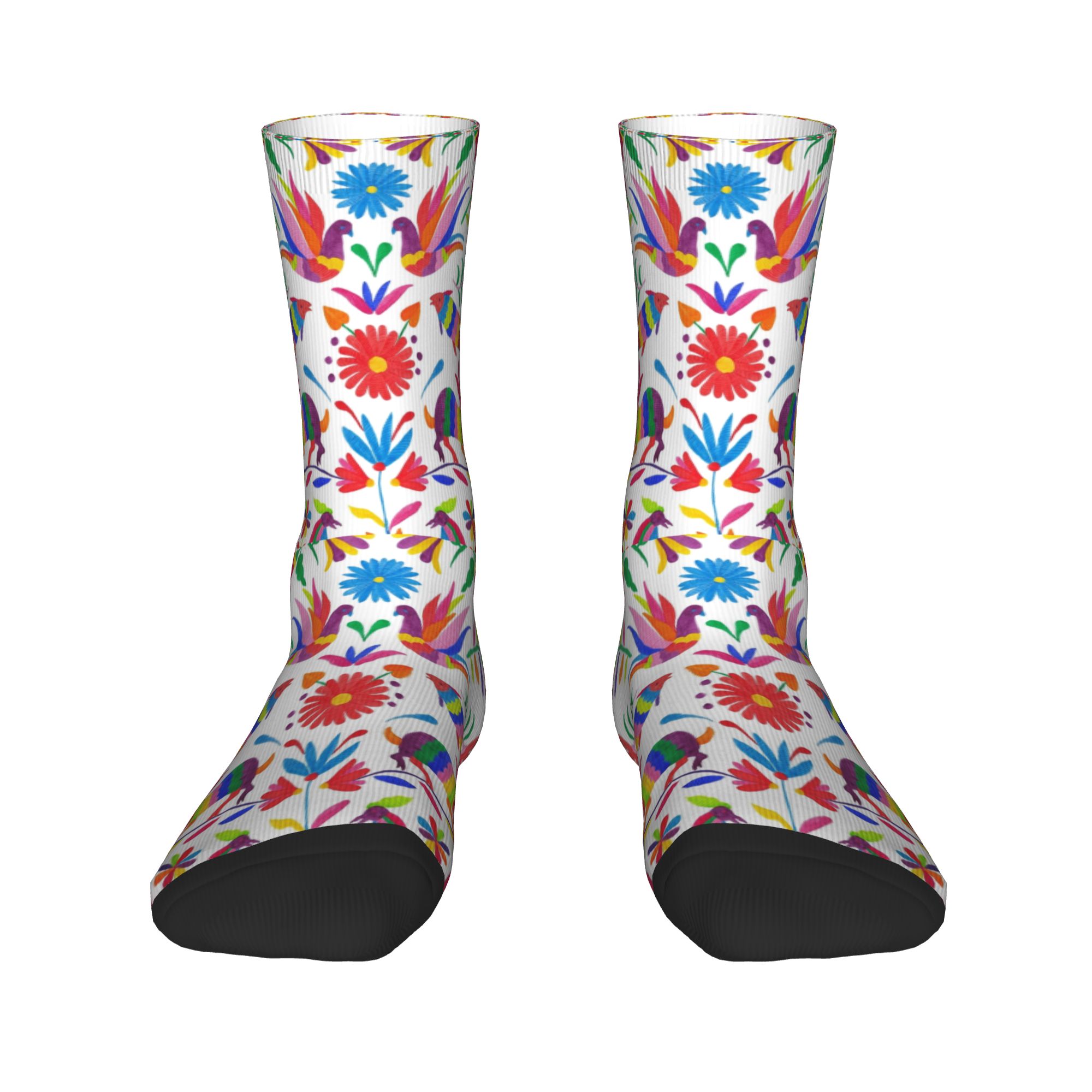 Custom Otomi Folk Mexican Art  - مراجعة Dress Sock Men وسعره