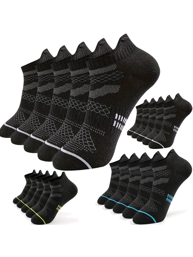 5Pairs Soft Padding No Show So - مراجعة No Show Sock Women وسعره