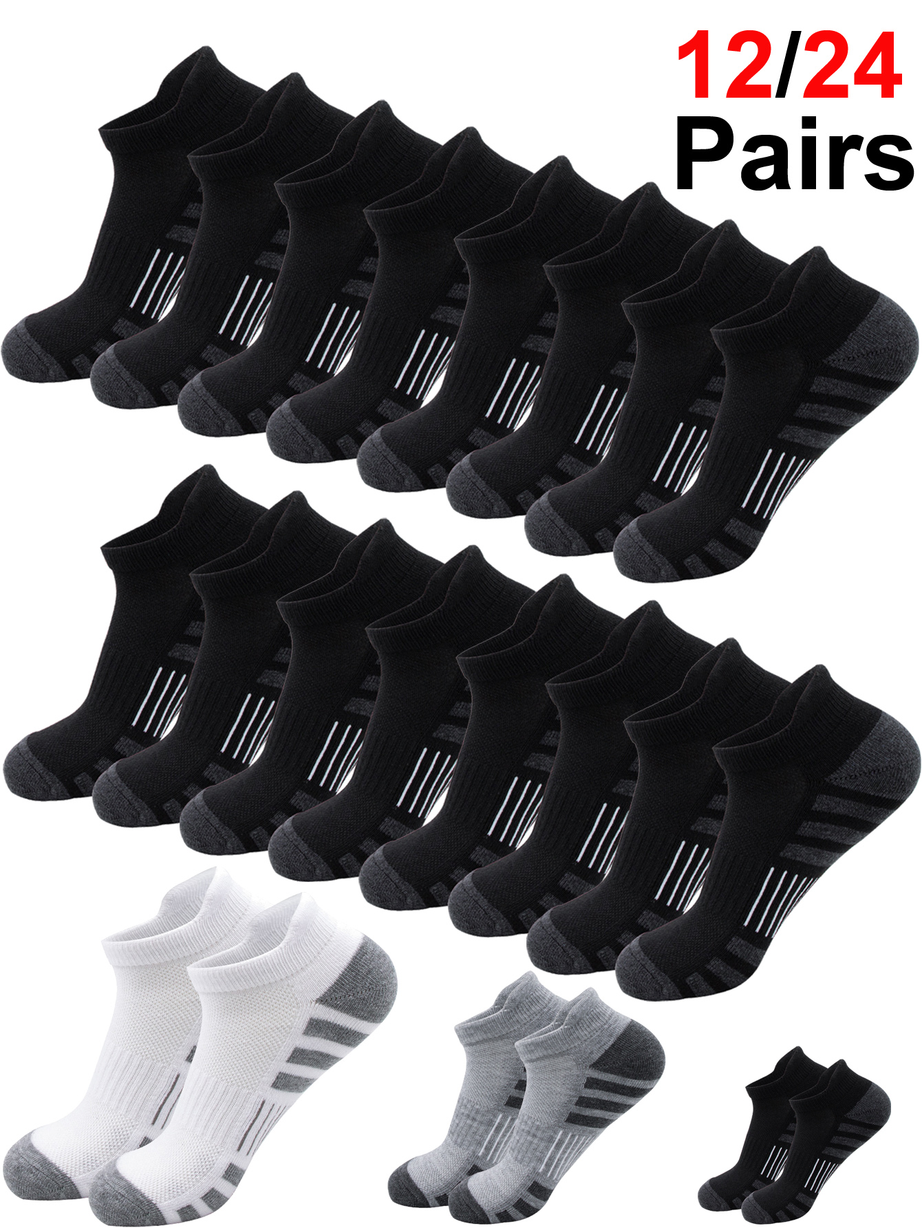Unisex Cushioned Breathable An - مراجعة Athletic Sock Cushion وسعره