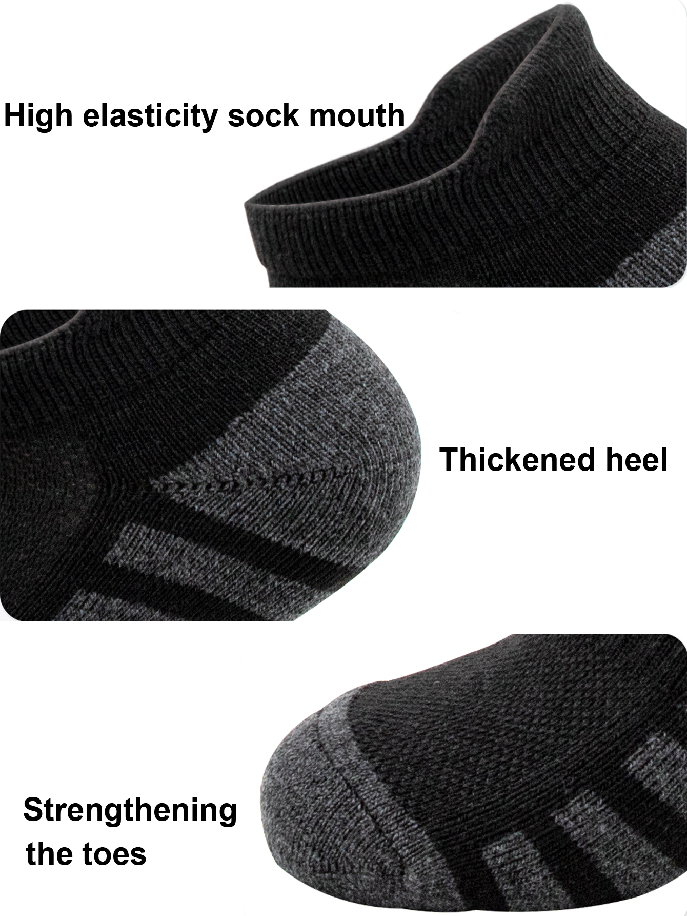 6/12 Pairs Low Cut Ankle Socks - مراجعة Athletic Sock Cushion وسعره