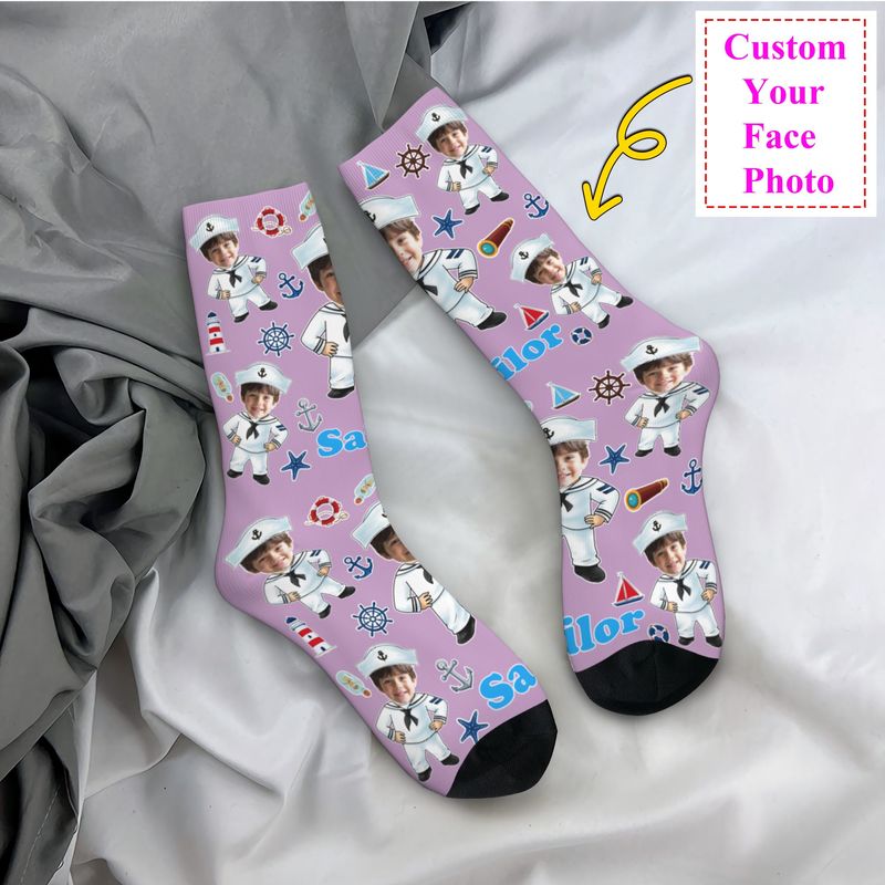Funny Sailor Nautical Captain  - مراجعة Dress Sock Men وسعره