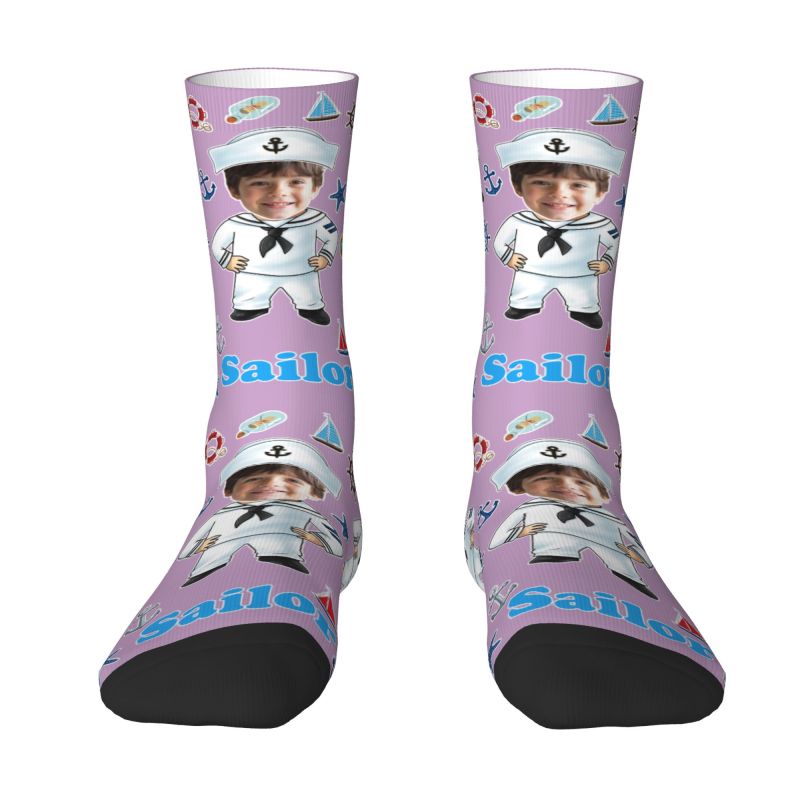 Funny Sailor Nautical Captain  - مراجعة Dress Sock Men وسعره
