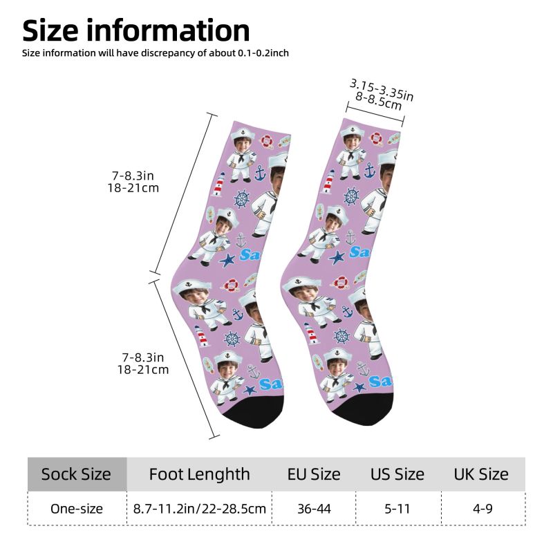 Funny Sailor Nautical Captain  - مراجعة Dress Sock Men وسعره