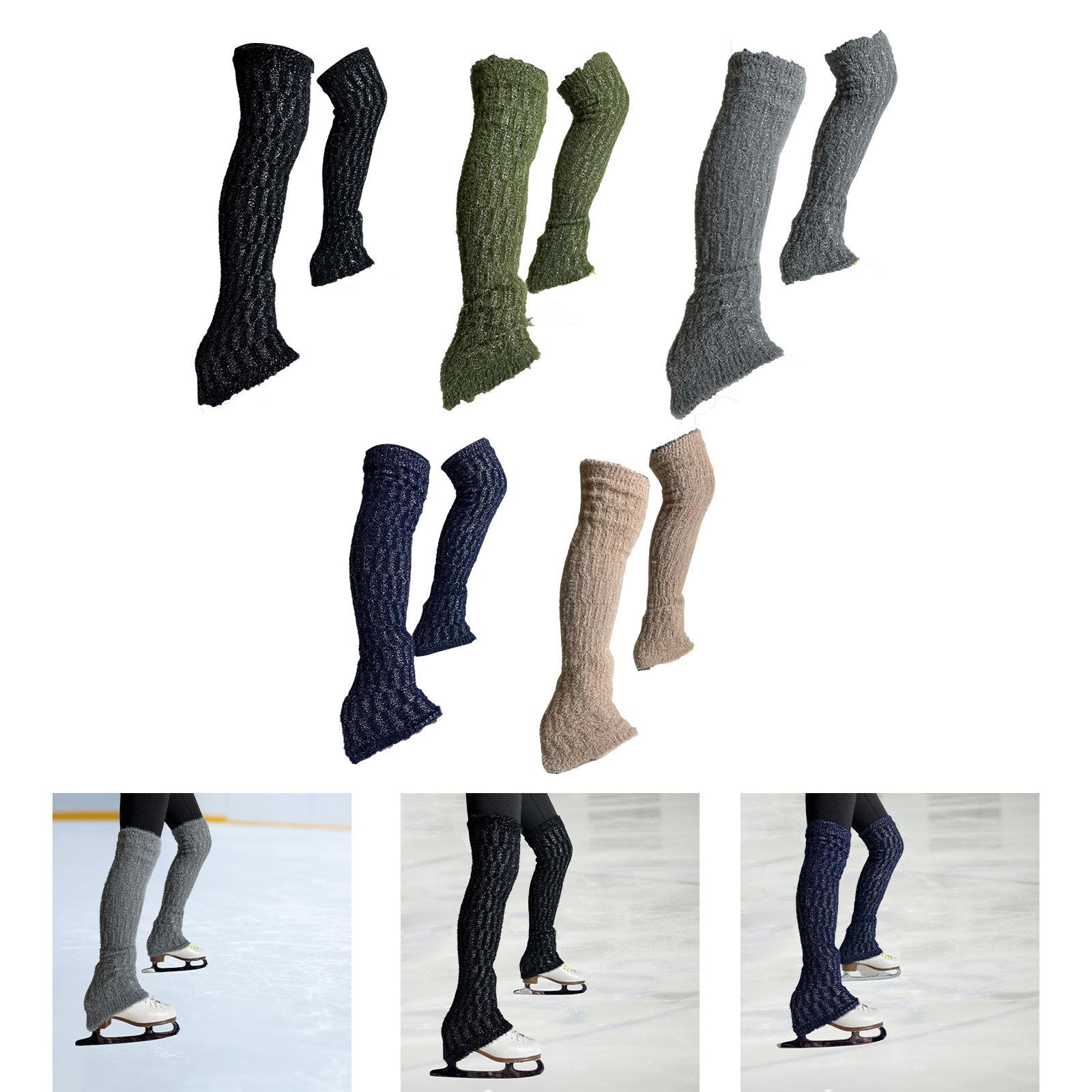 Ice Figure Skating Leg Warmers - مراجعة Thermal Sock Winter وسعره