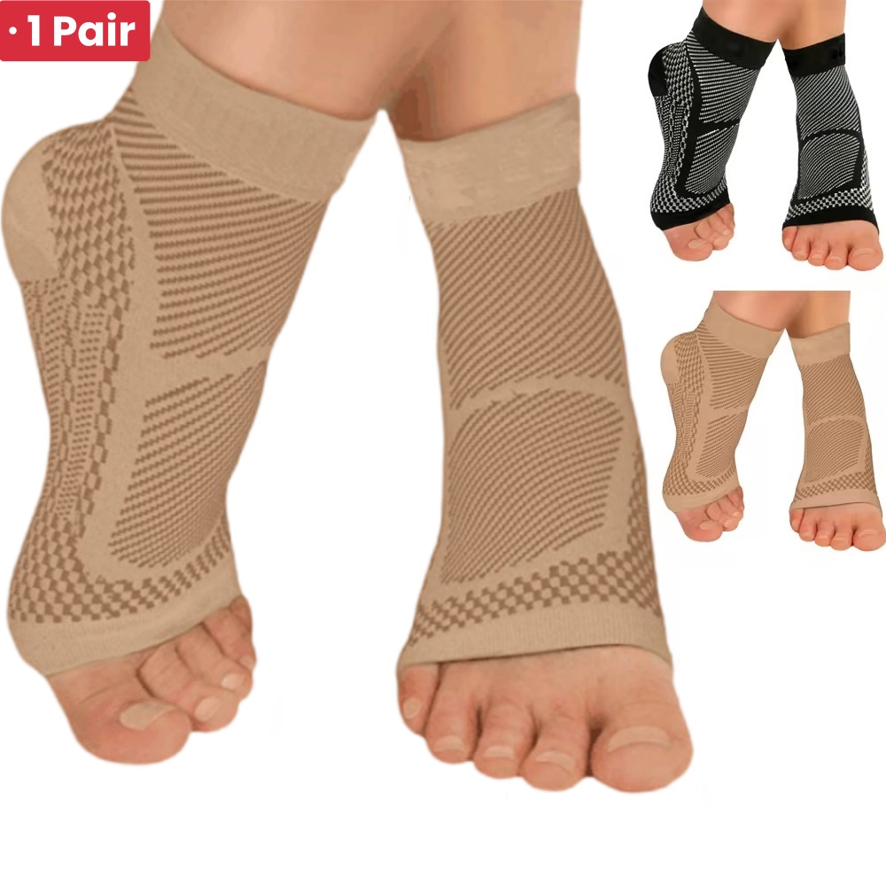 1Pair Sports Ankle Support Bra - مراجعة Compression Sleeve Calf وسعره