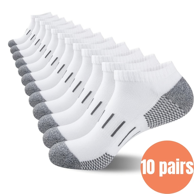 10 Pairs Men's Ankle Socks Hee - مراجعة Ankle Sock Low Cut وسعره