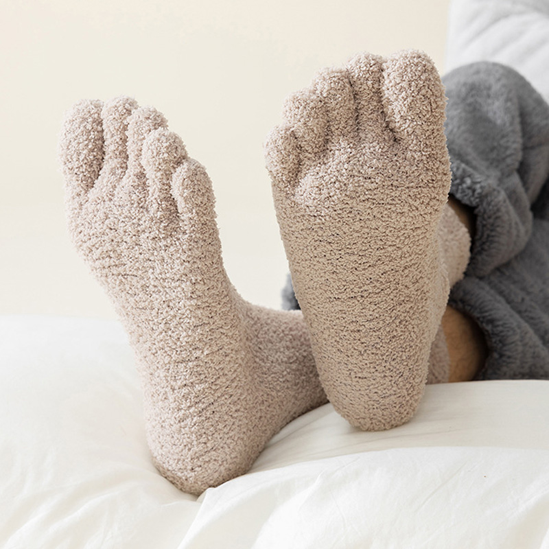 1/5 Pairs Mans Thermal Toe Soc - مراجعة Thermal Sock Winter وسعره