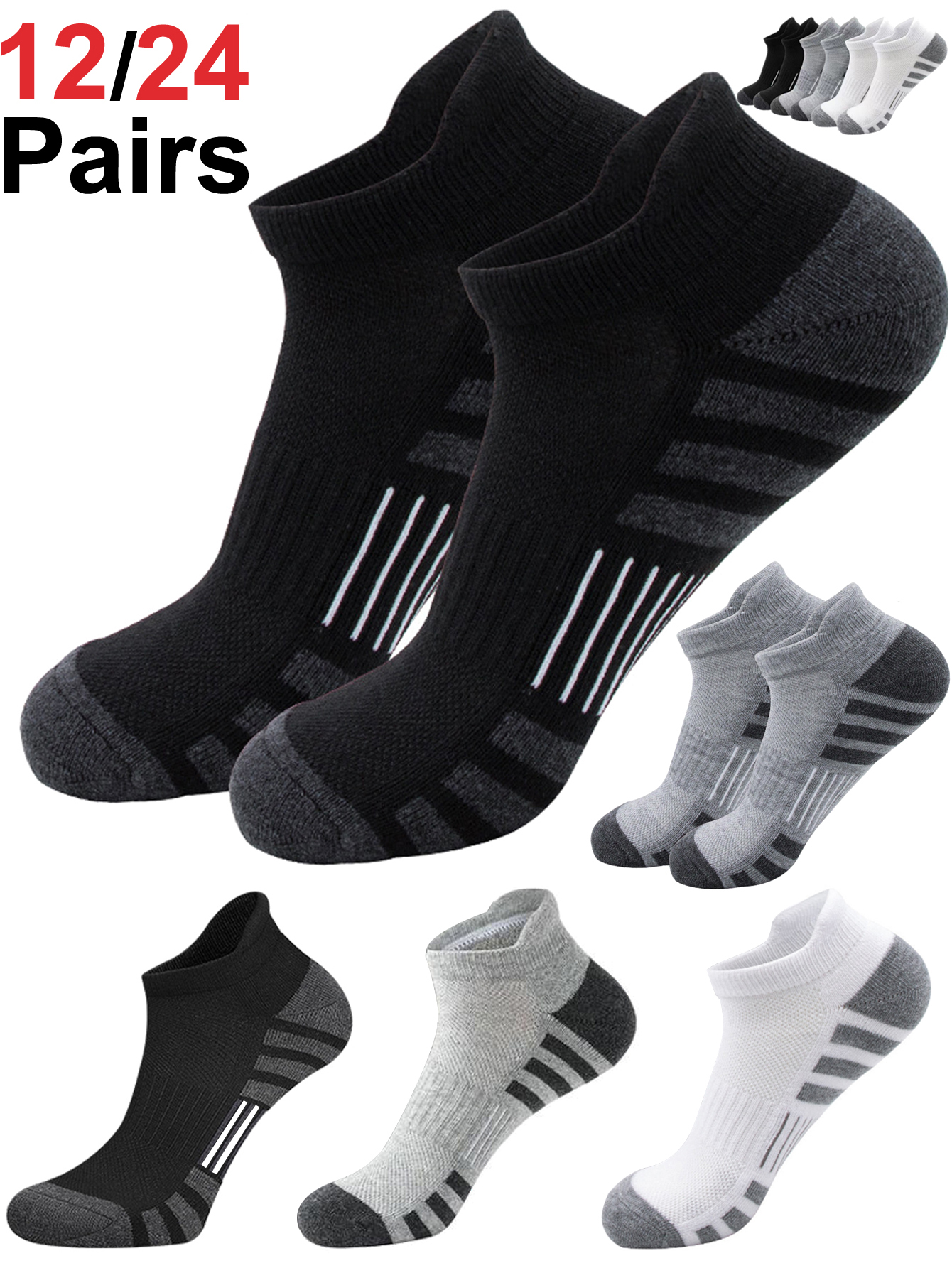 Unisex Cushioned Breathable An - مراجعة Athletic Sock Cushion وسعره